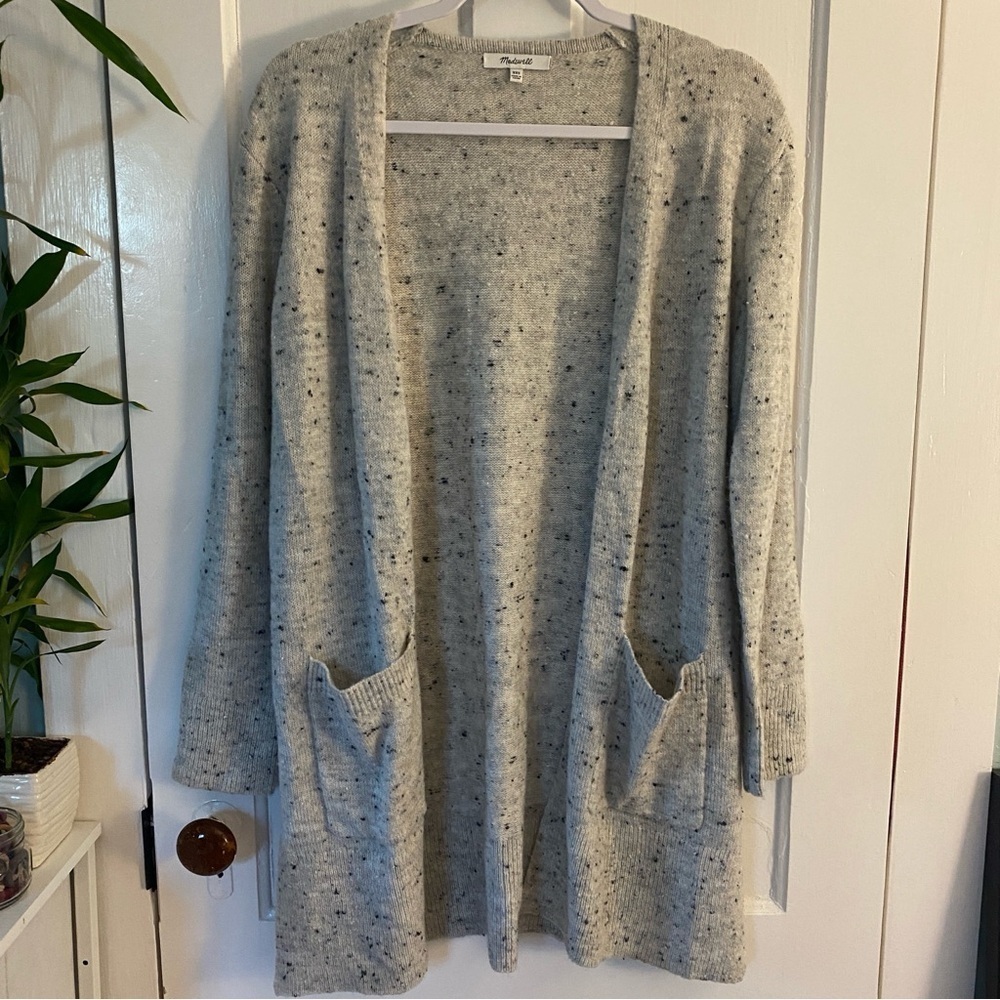 Madewell Donegal Kent Wool Mix Cardigan Sweater